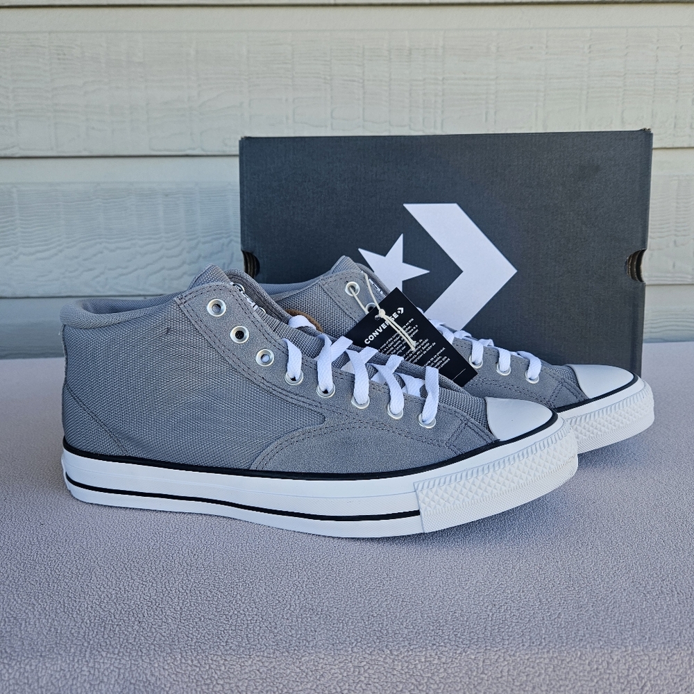 Converse CTAS Malden Street Mid Sneaker Men SZ 13 Classic Grey Honey White